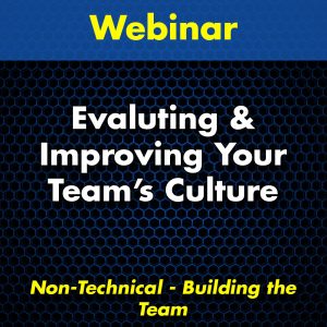 Evaluating and Improving Your Company's Culture Webinar