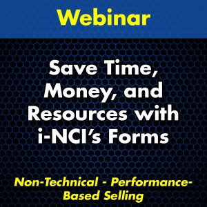 Save Time, Money & Resources with i-NCI's Forms Webinar