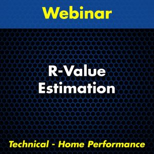 R-Value Estimation Webinar