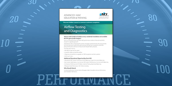 Download a PDF about Airflow Testing & Diagnostics